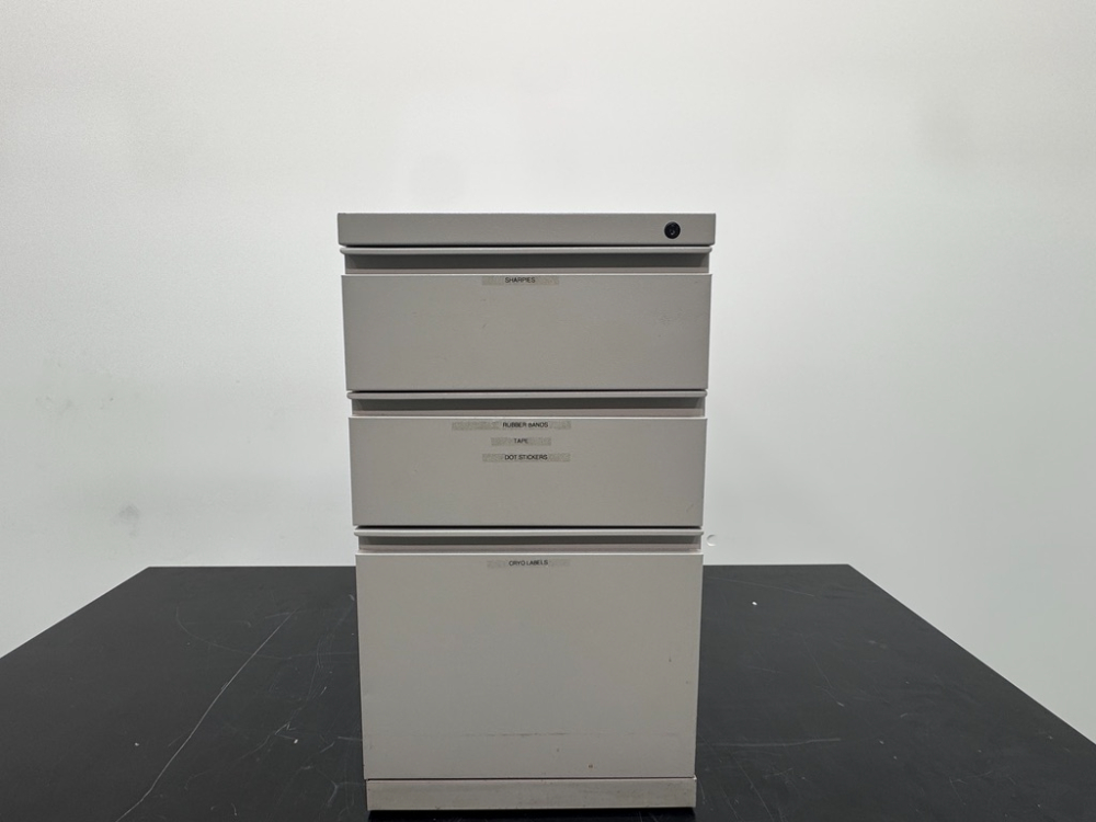Image of 3 Drawer File Cabinet